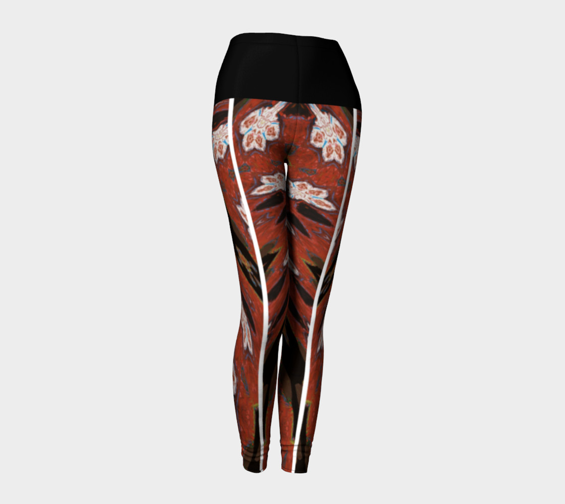 Simone Says Slimming-Action Floral Print Leggings preview #1