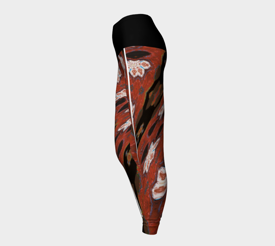 Simone Says Slimming-Action Floral Print Leggings preview #3