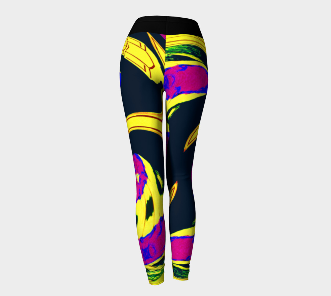 Vacation Yoga Power Leggings preview #4