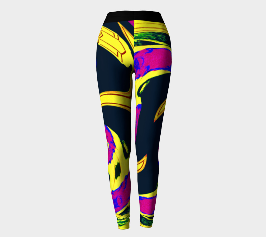 Vacation Yoga Power Leggings preview #2
