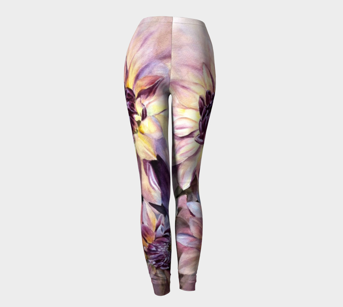 DAHLIAS in WATERCOLOR preview #4