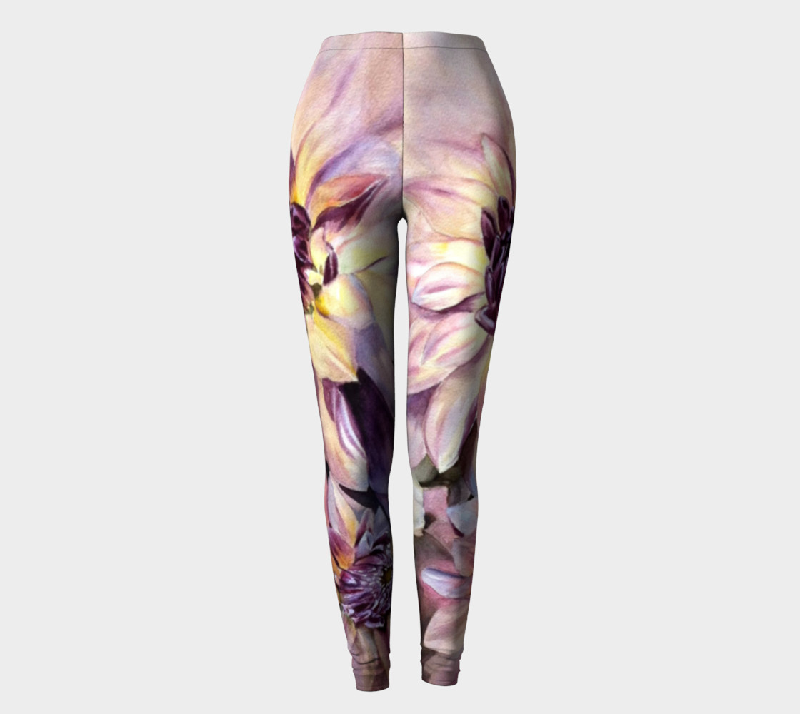 DAHLIAS in WATERCOLOR preview #2