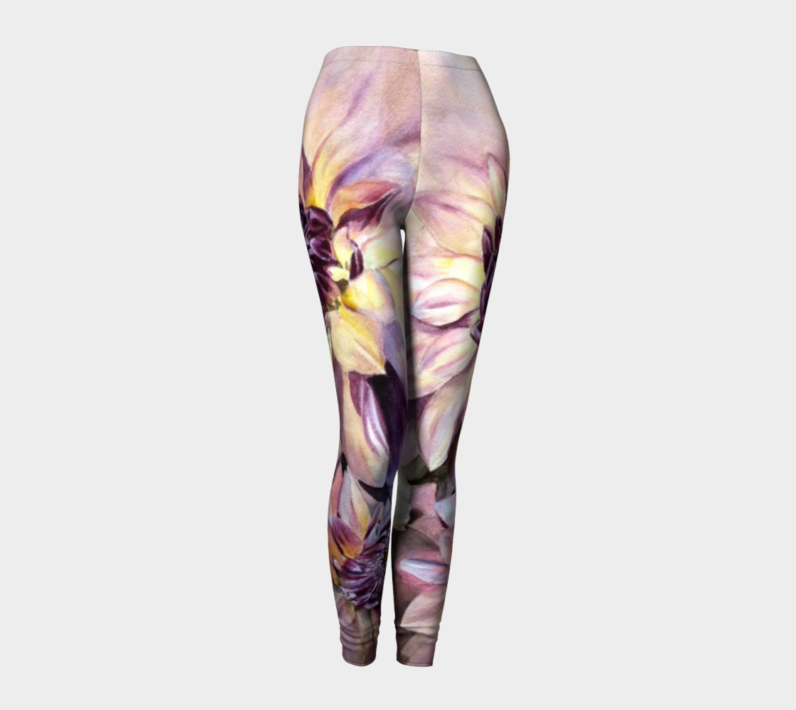 DAHLIAS in WATERCOLOR preview #1