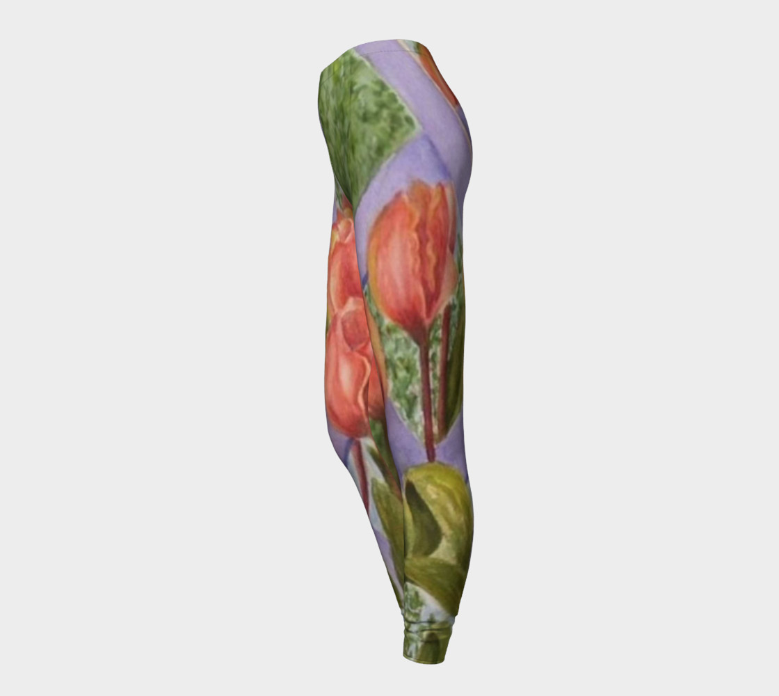 ORANGE TULIPS in WATERCOLOR preview #3
