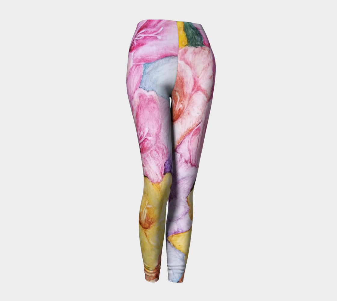 COLORFUL GLADIOLAS in WATERCOLOR preview #1