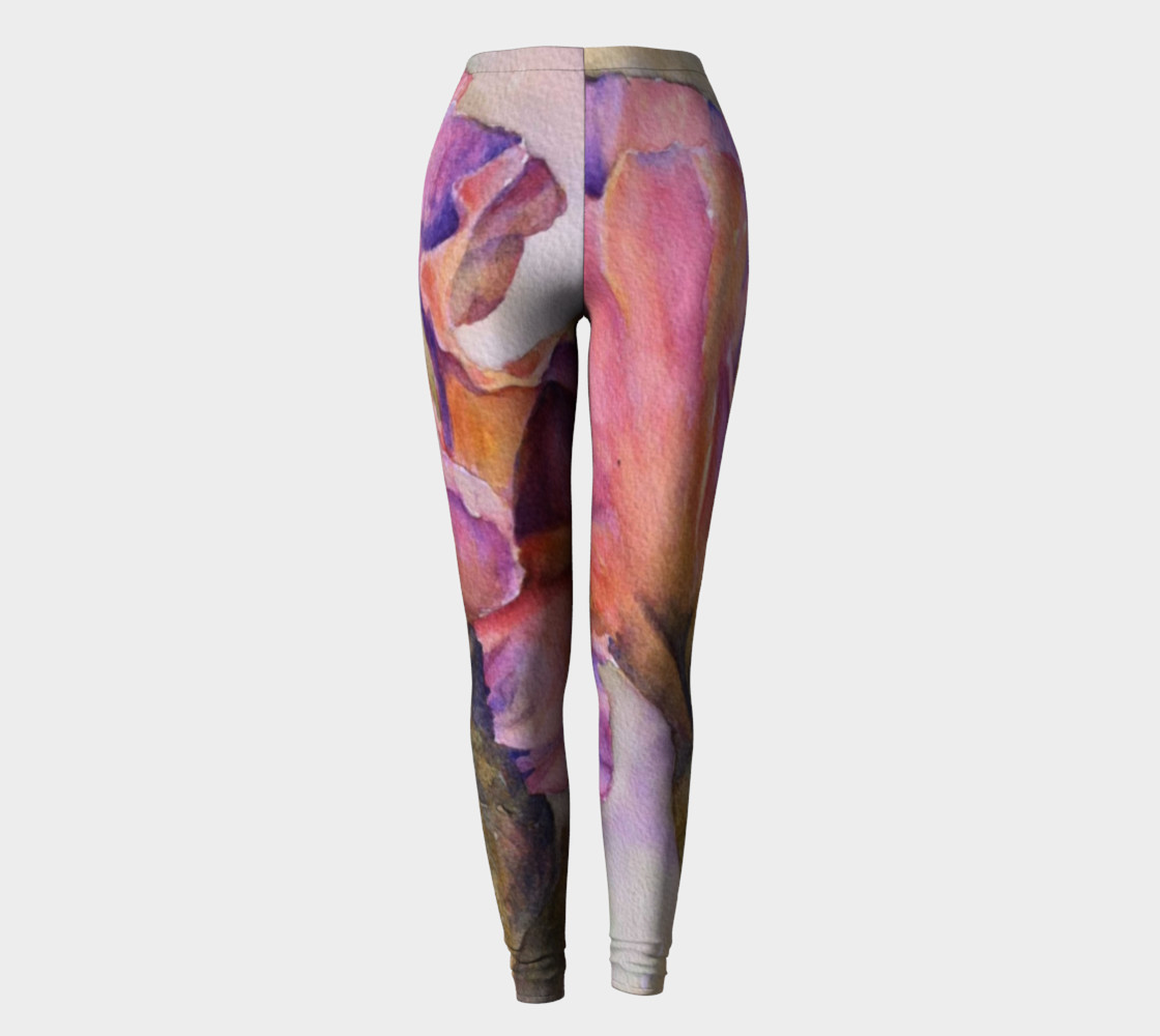 PINK IRIS FLOWER in WATERCOLOR preview #2
