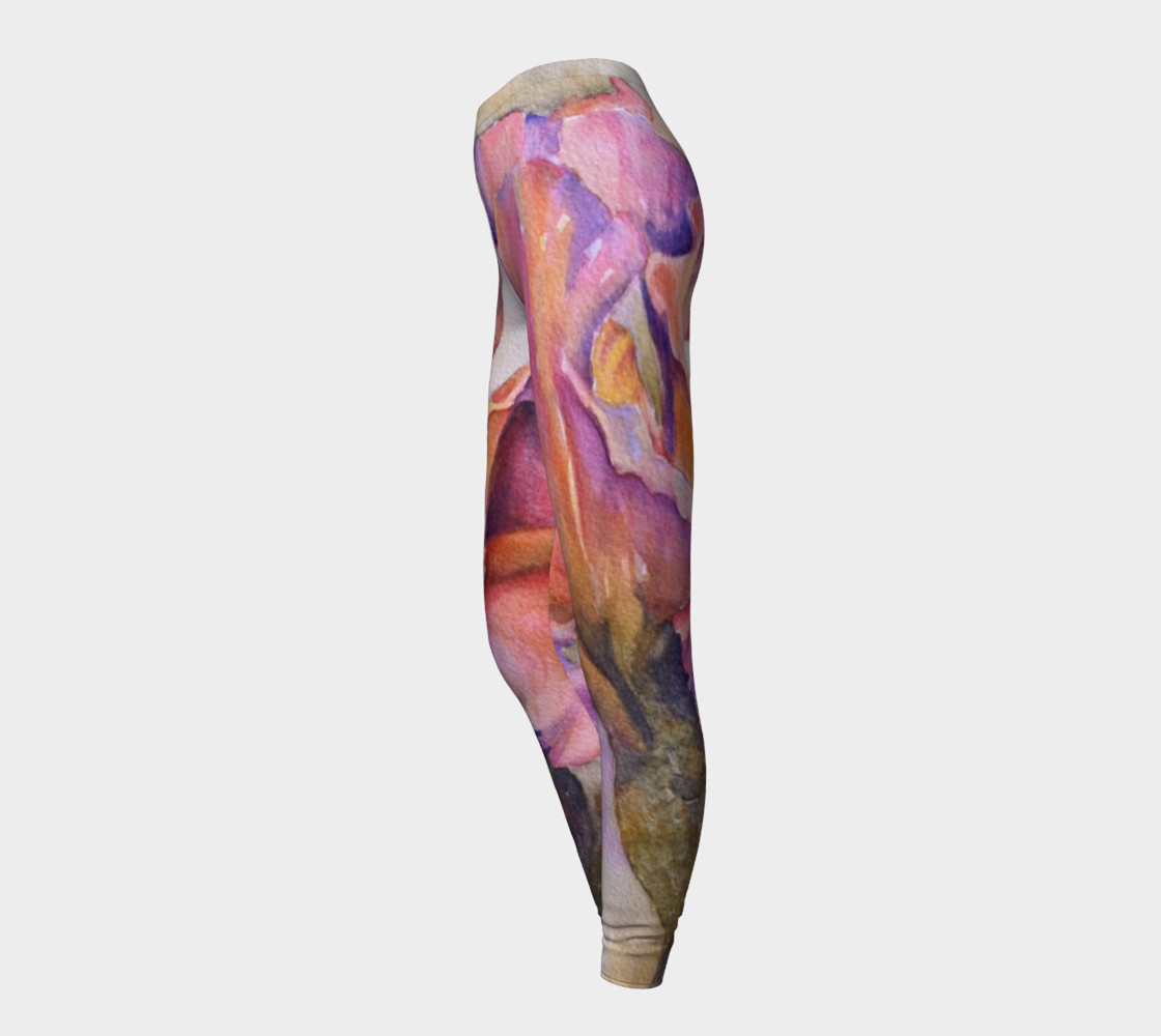 PINK IRIS FLOWER in WATERCOLOR preview #3