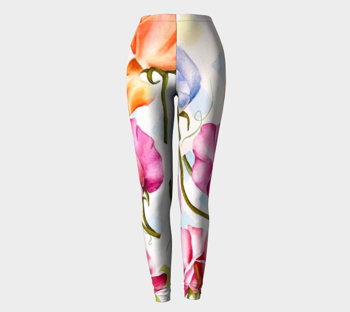 SWEET PEA FLOWERS in WATERCOLOR preview #2