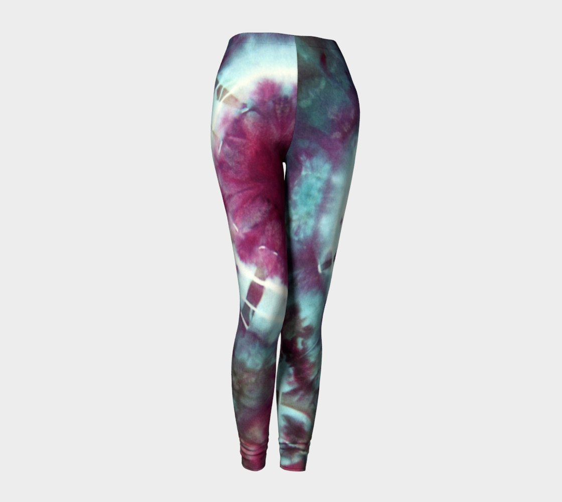 Pink Circles Leggings preview #1
