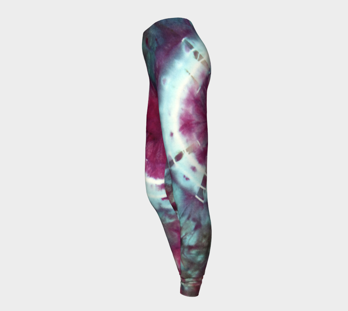 Pink Circles Leggings preview #3