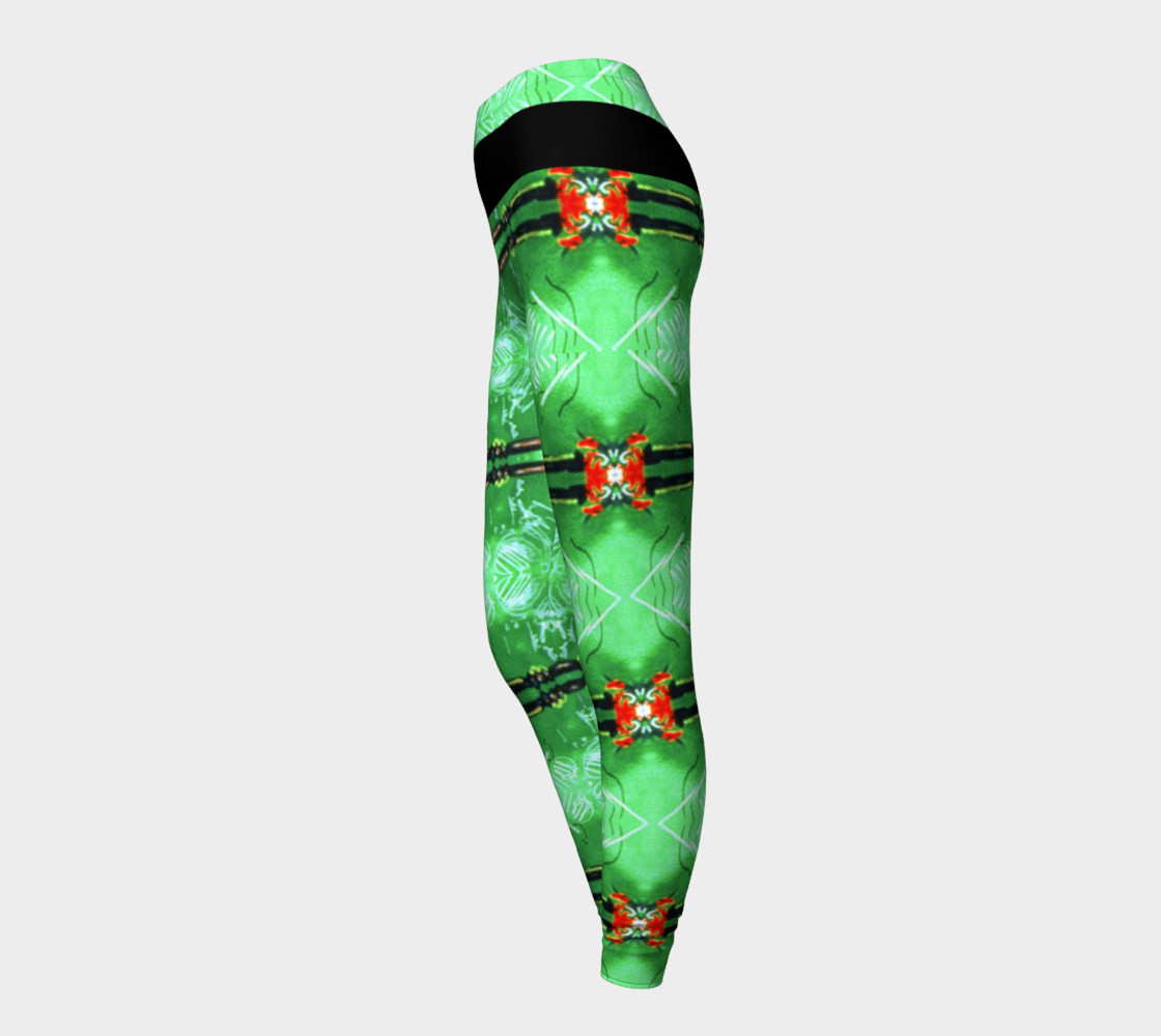 Emerald City Girl Red Bow Leggings preview #3