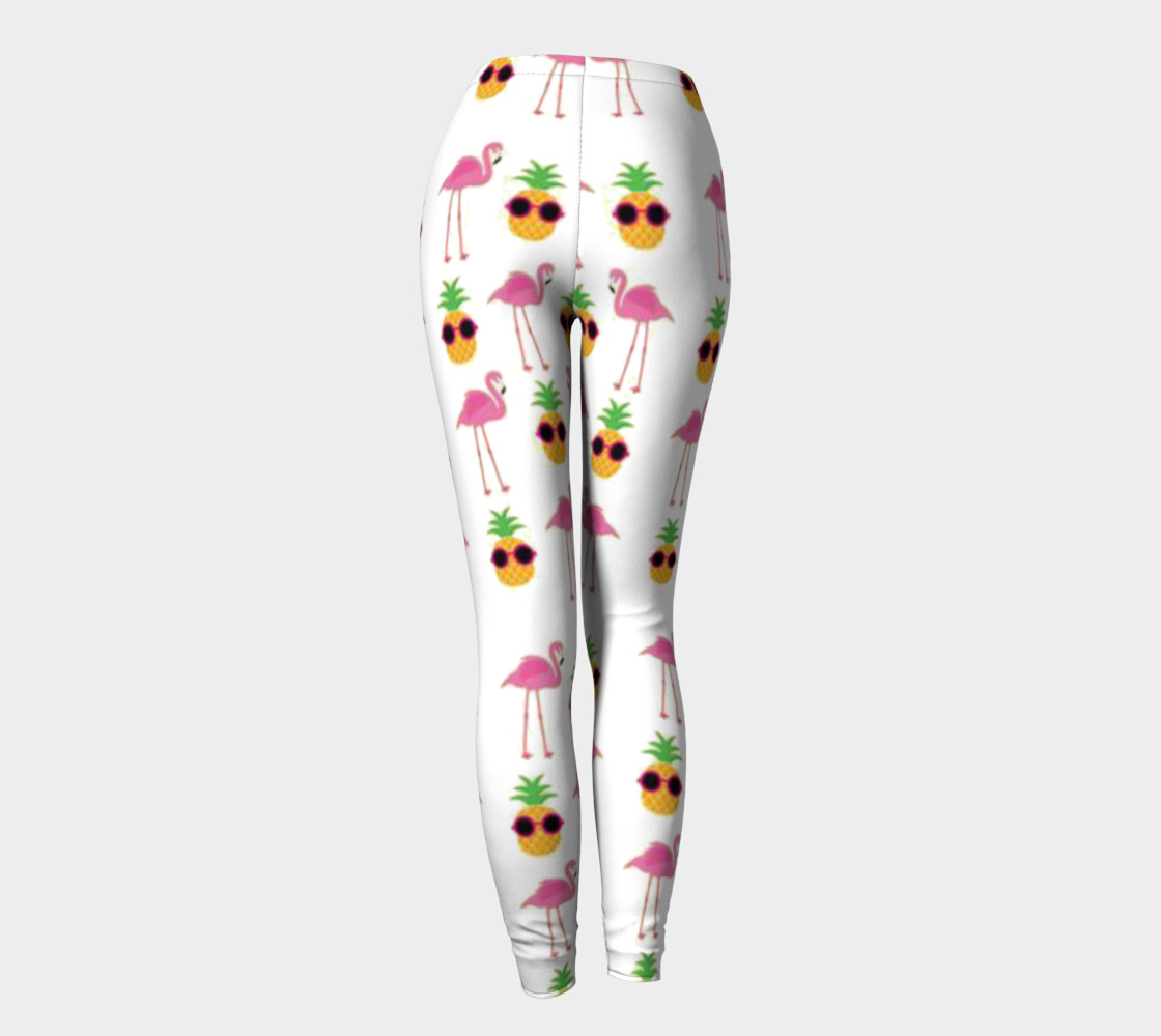 stylish pineapple flamingos preview #4