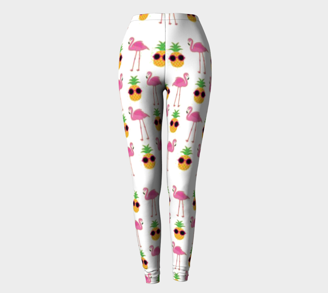 stylish pineapple flamingos preview #2