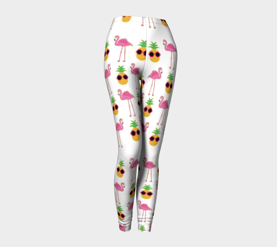 stylish pineapple flamingos preview #1