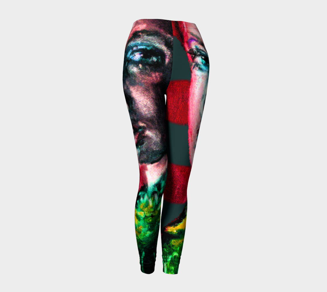 Girl with the Devin Earring Virtual Body-Paint Leggings preview #1