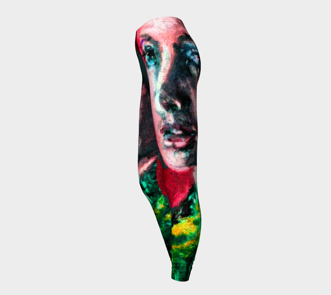Girl with the Devin Earring Virtual Body-Paint Leggings preview #3