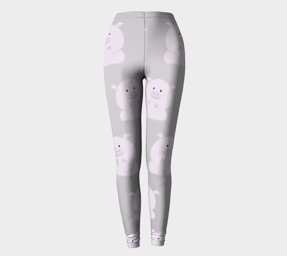 Pink Piggies on Grey preview #2