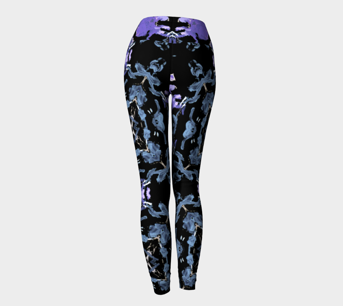 Migration Pattern Leggings w/Purple Top Line Accent preview #4
