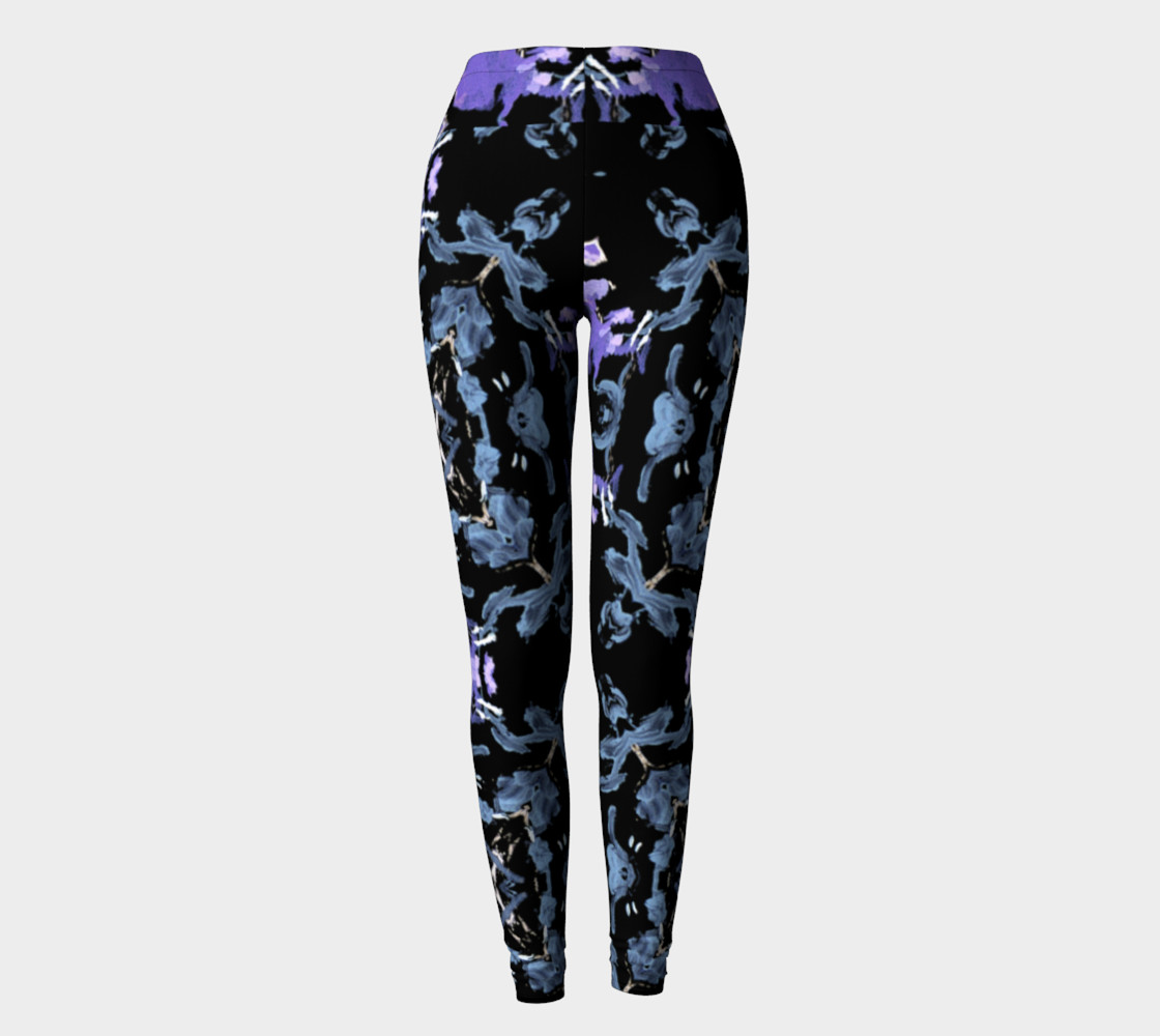 Migration Pattern Leggings w/Purple Top Line Accent preview #2