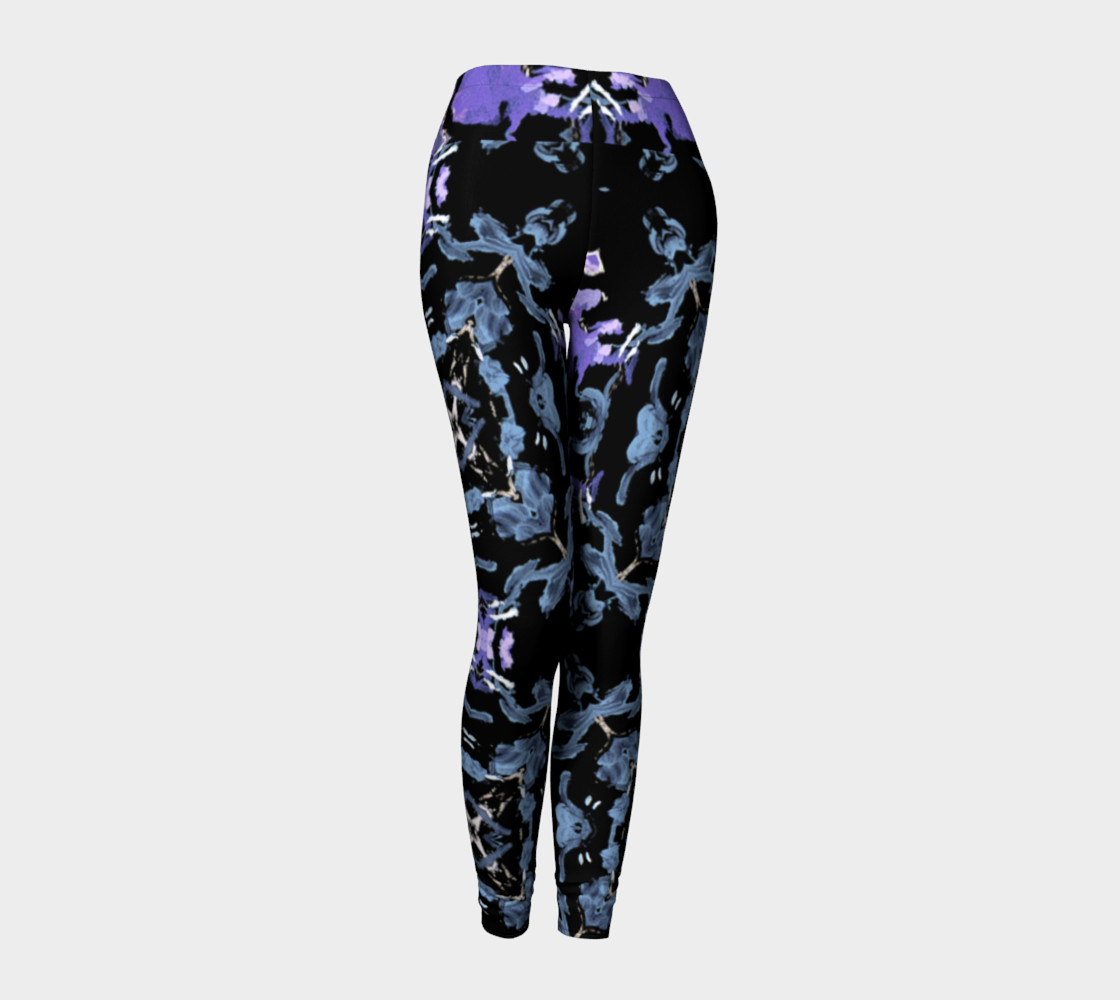 Migration Pattern Leggings w/Purple Top Line Accent preview #1