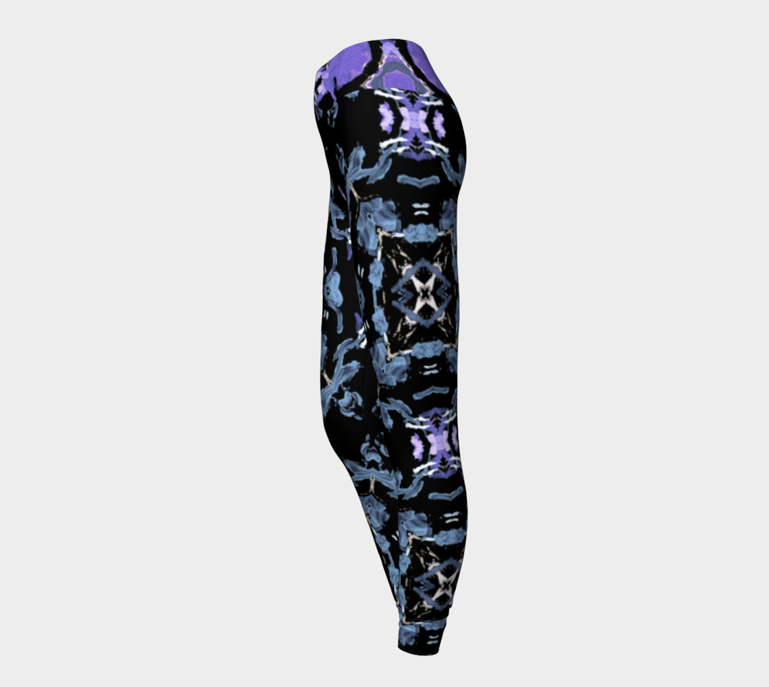 Migration Pattern Leggings w/Purple Top Line Accent preview #3