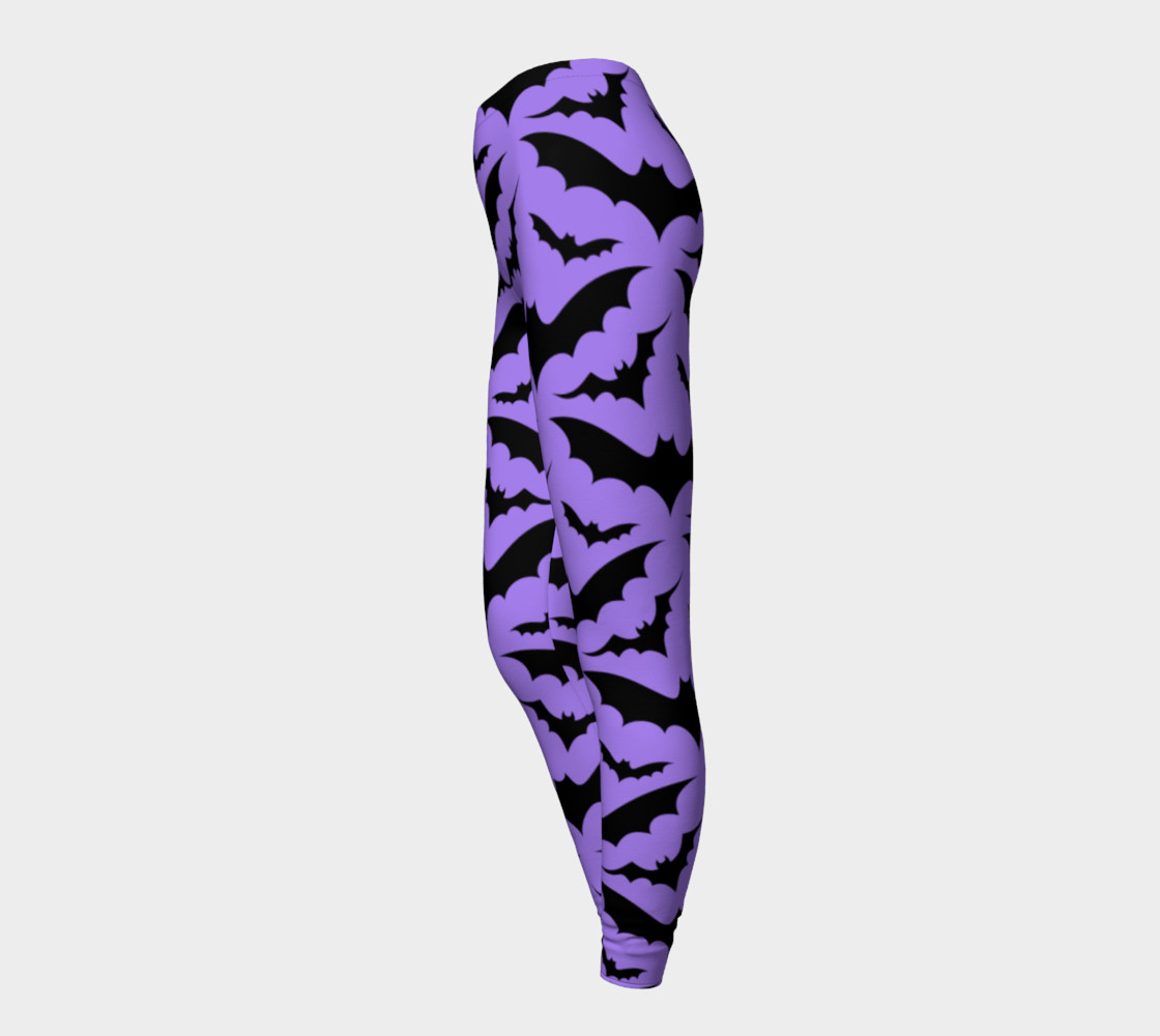Purple Bats Leggings preview #3