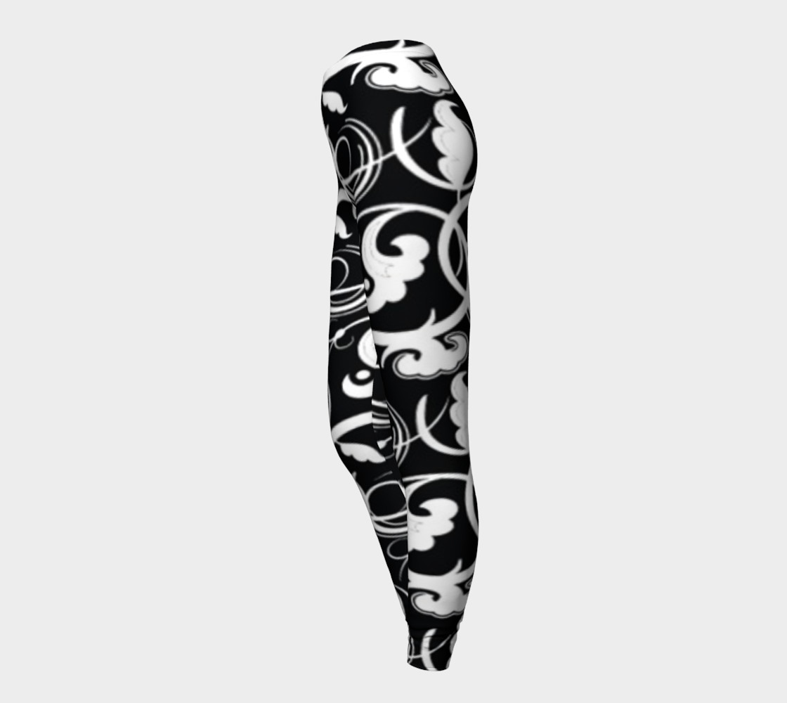 Black and White Leggings preview #3