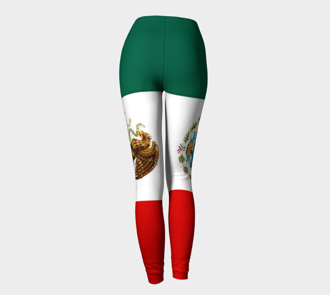 Mexico Flag Leggings preview #4