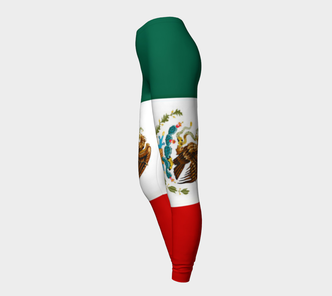Mexico Flag Leggings preview #3