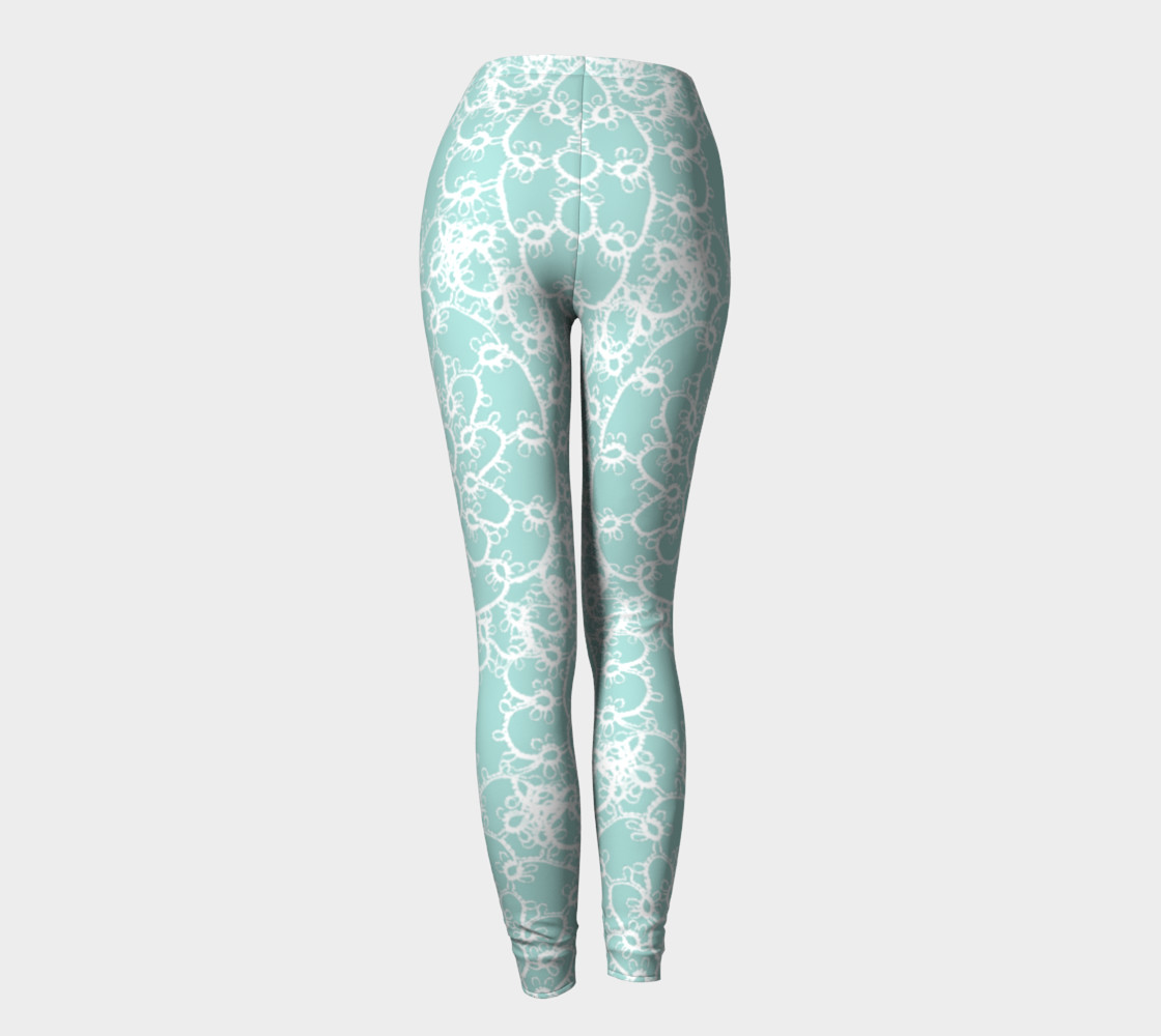 Lace mandala on greyish green preview #4