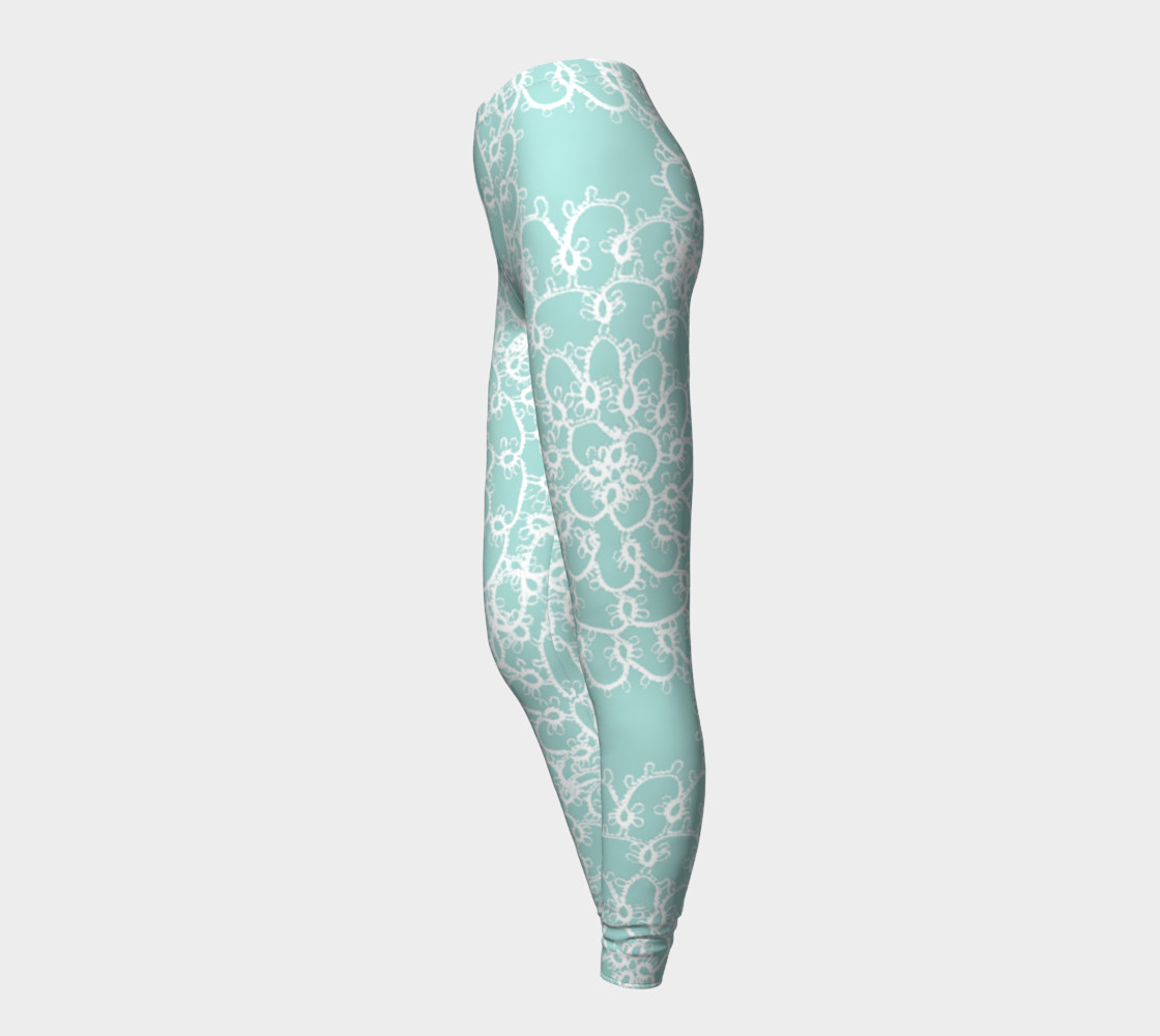 Lace mandala on greyish green preview #3