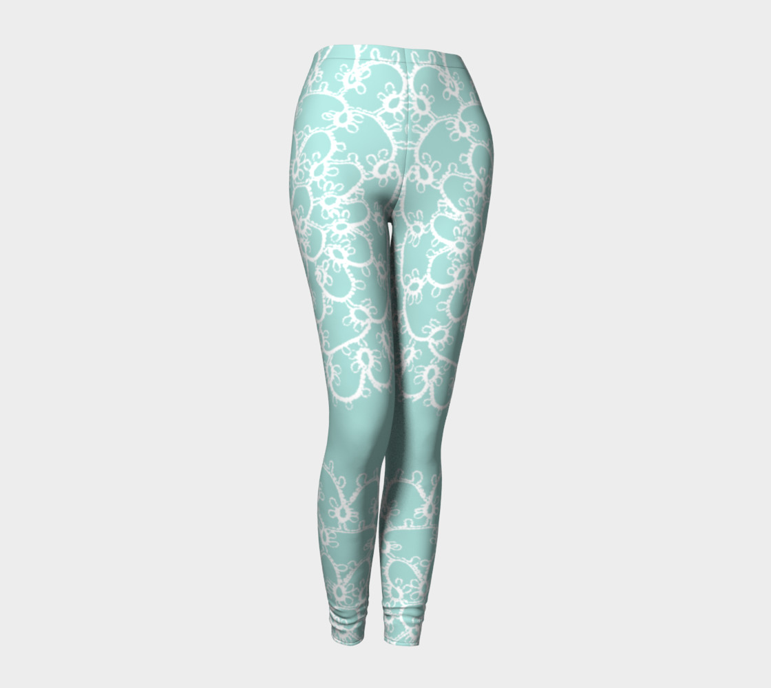 Lace mandala on greyish green preview #1