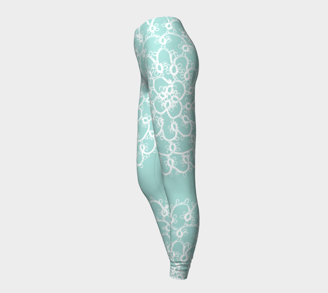Lace mandala on greyish green preview #3