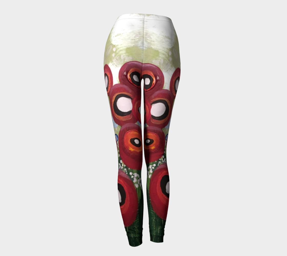 Whimsical Poppy Leggings preview #4