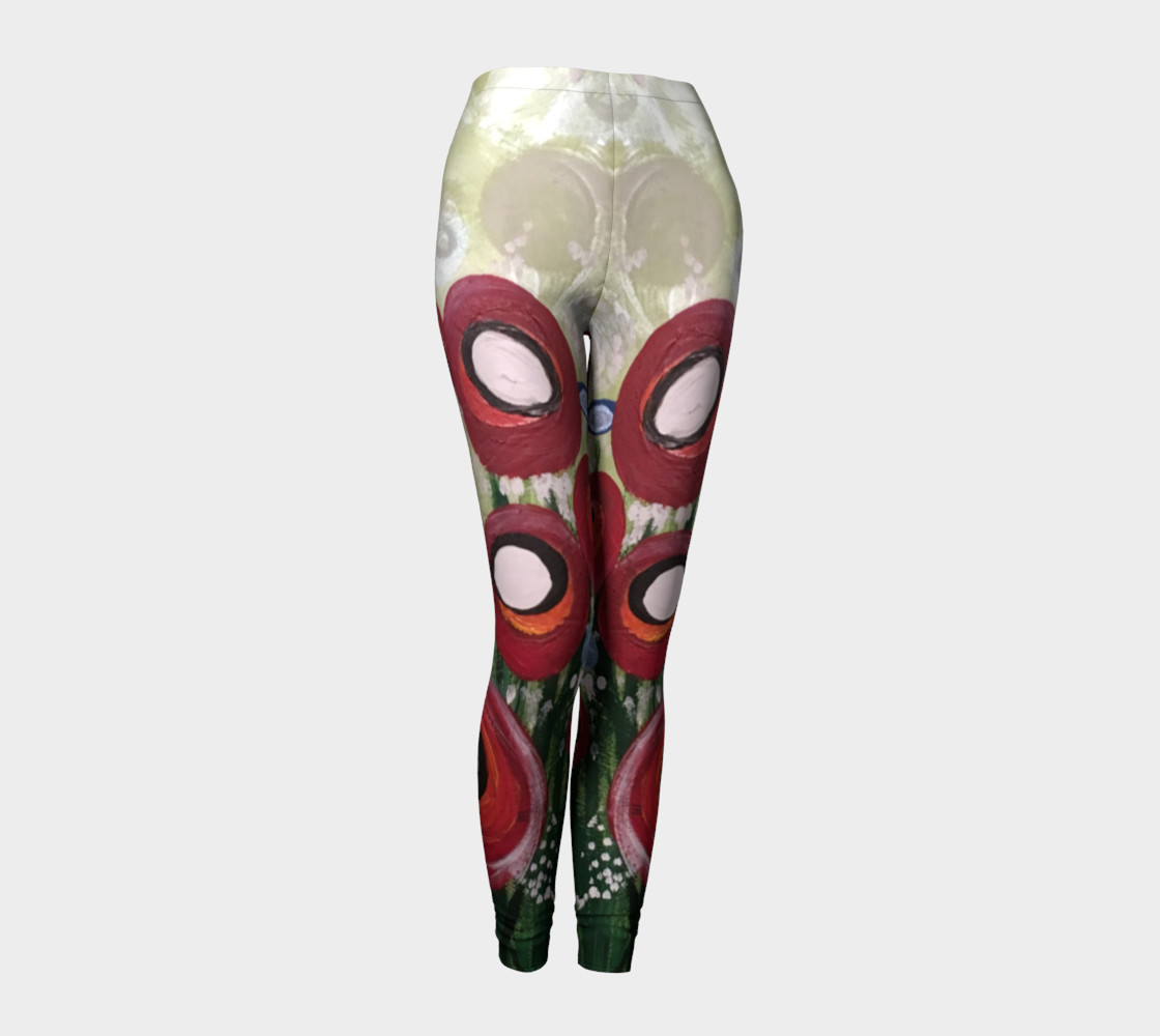 Whimsical Poppy Leggings preview #1