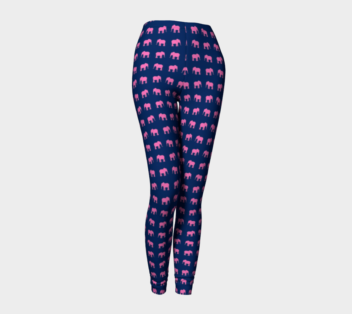 Pink Elephants Toss On Navy preview #1