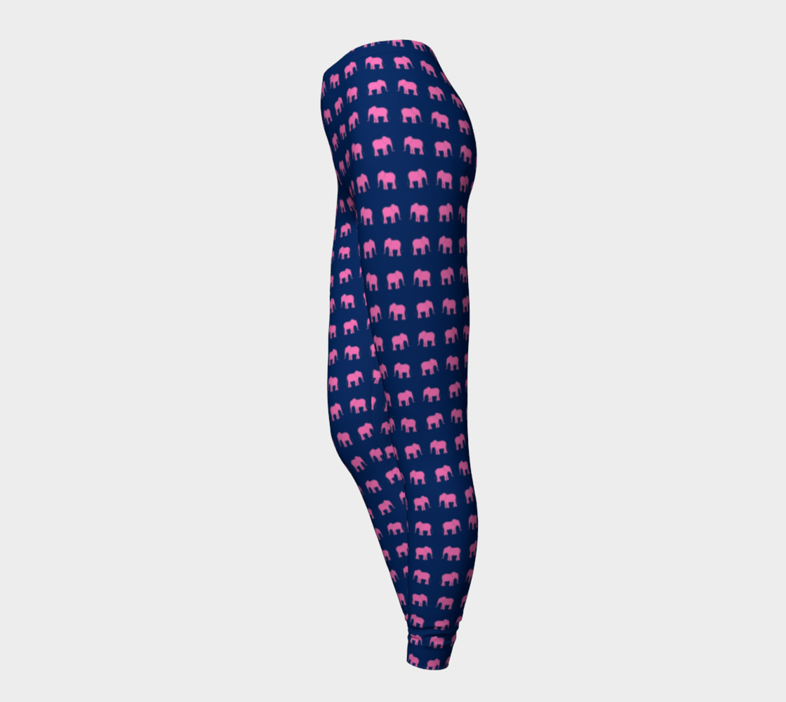Pink Elephants Toss On Navy preview #3
