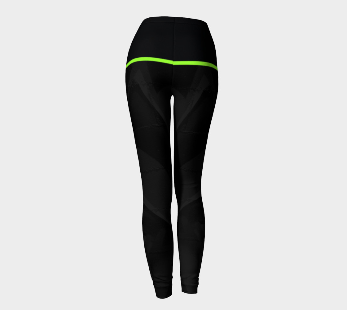 CHOLO - Charcoal/Green - Leggings preview #4