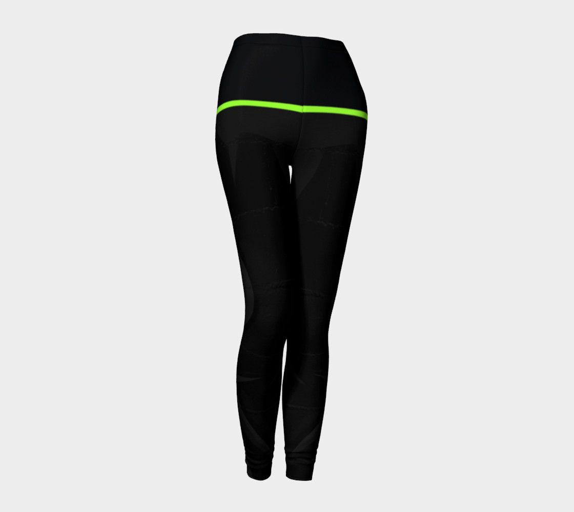 CHOLO - Charcoal/Green - Leggings preview #1