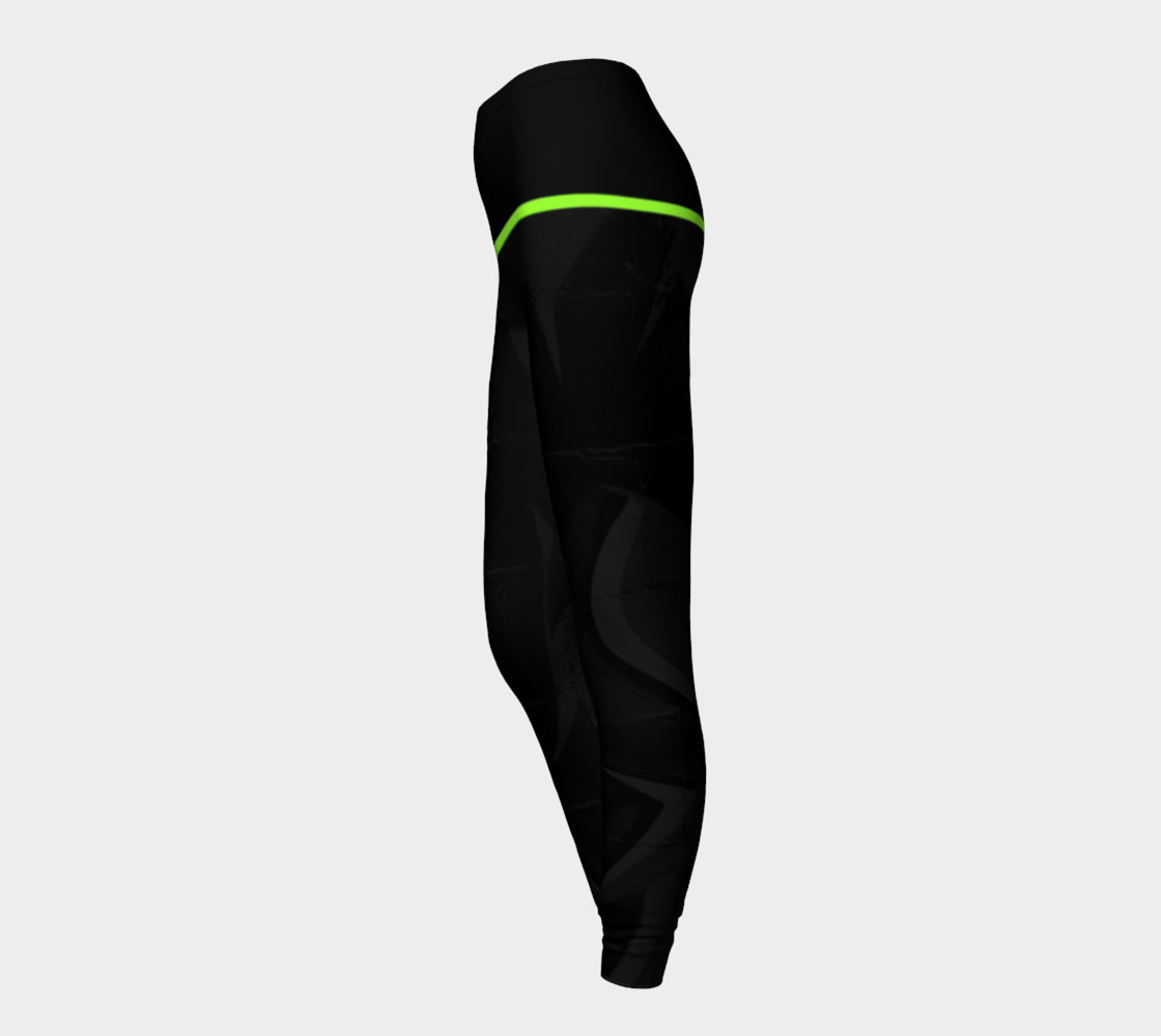 CHOLO - Charcoal/Green - Leggings preview #3