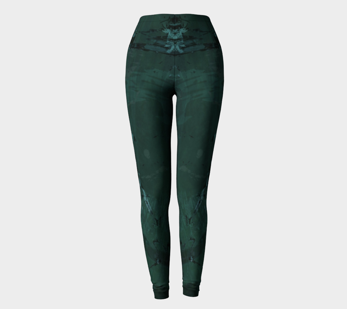 Leggings Romantic Tangle Teal preview #2