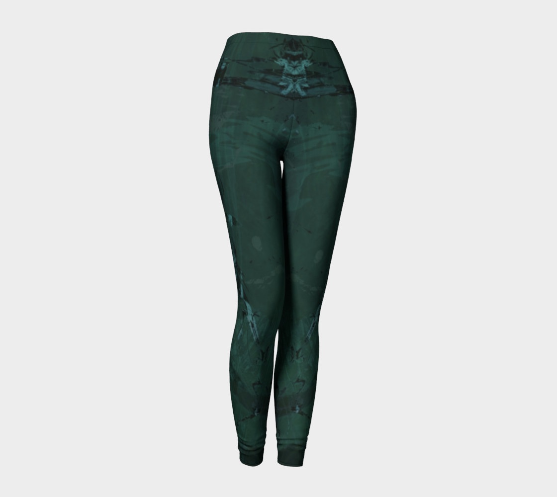 Leggings Romantic Tangle Teal preview #1