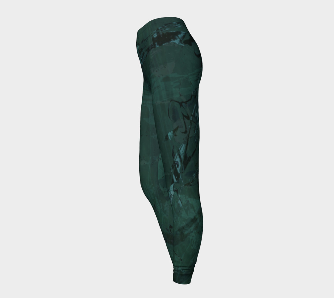 Leggings Romantic Tangle Teal preview #3
