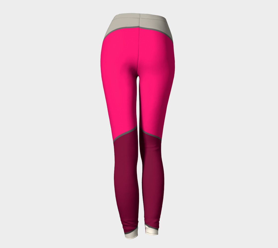 Three Tone All Over Print leggings preview #4