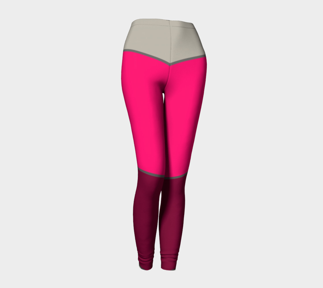 Three Tone All Over Print leggings preview #1