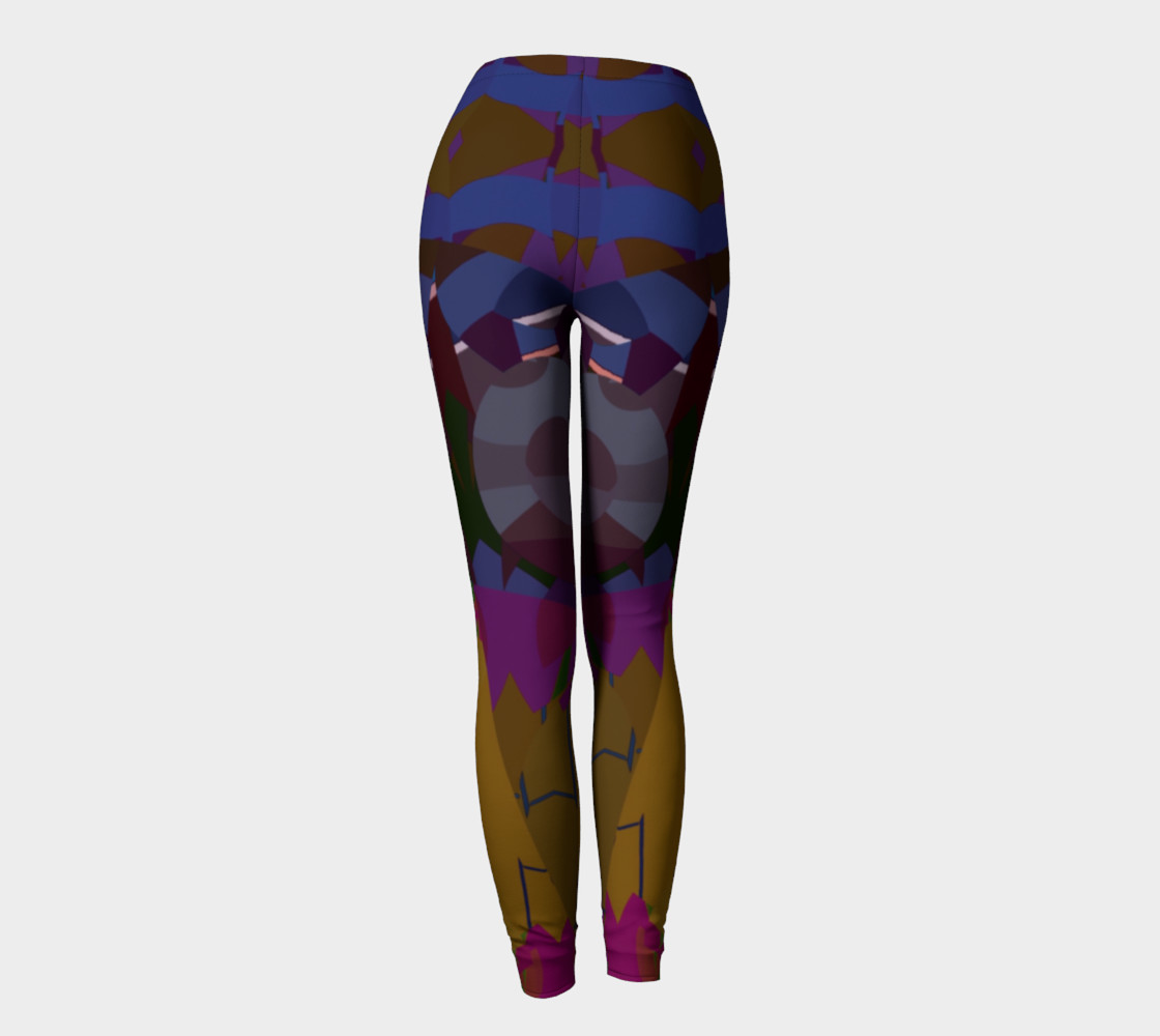 Confetti Geometric Pattern All Over Print leggings preview #4