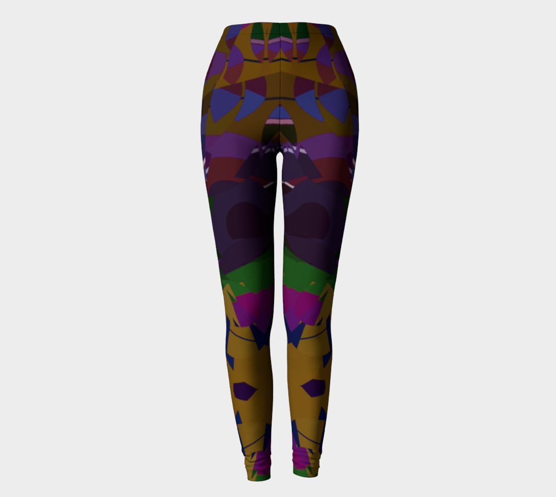 Confetti Geometric Pattern All Over Print leggings preview #2