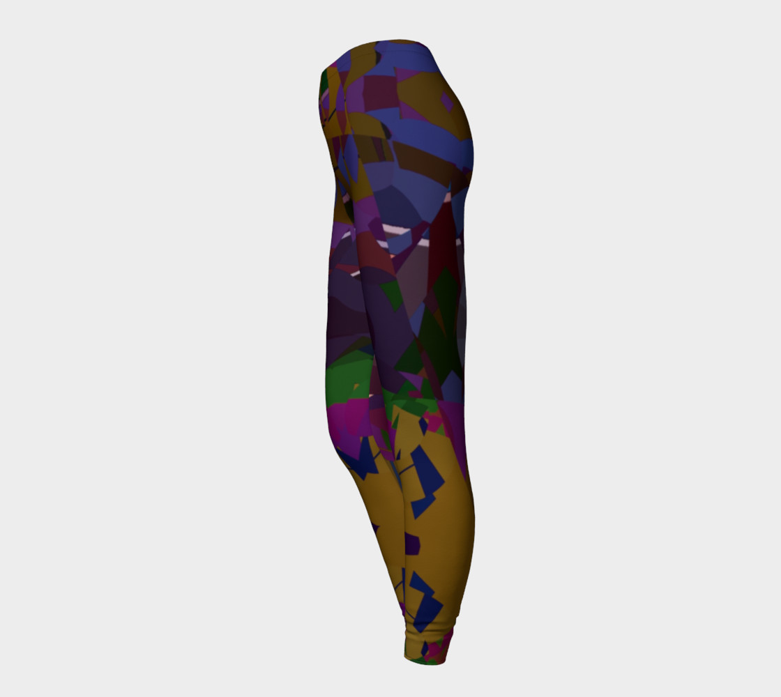 Confetti Geometric Pattern All Over Print leggings preview #3
