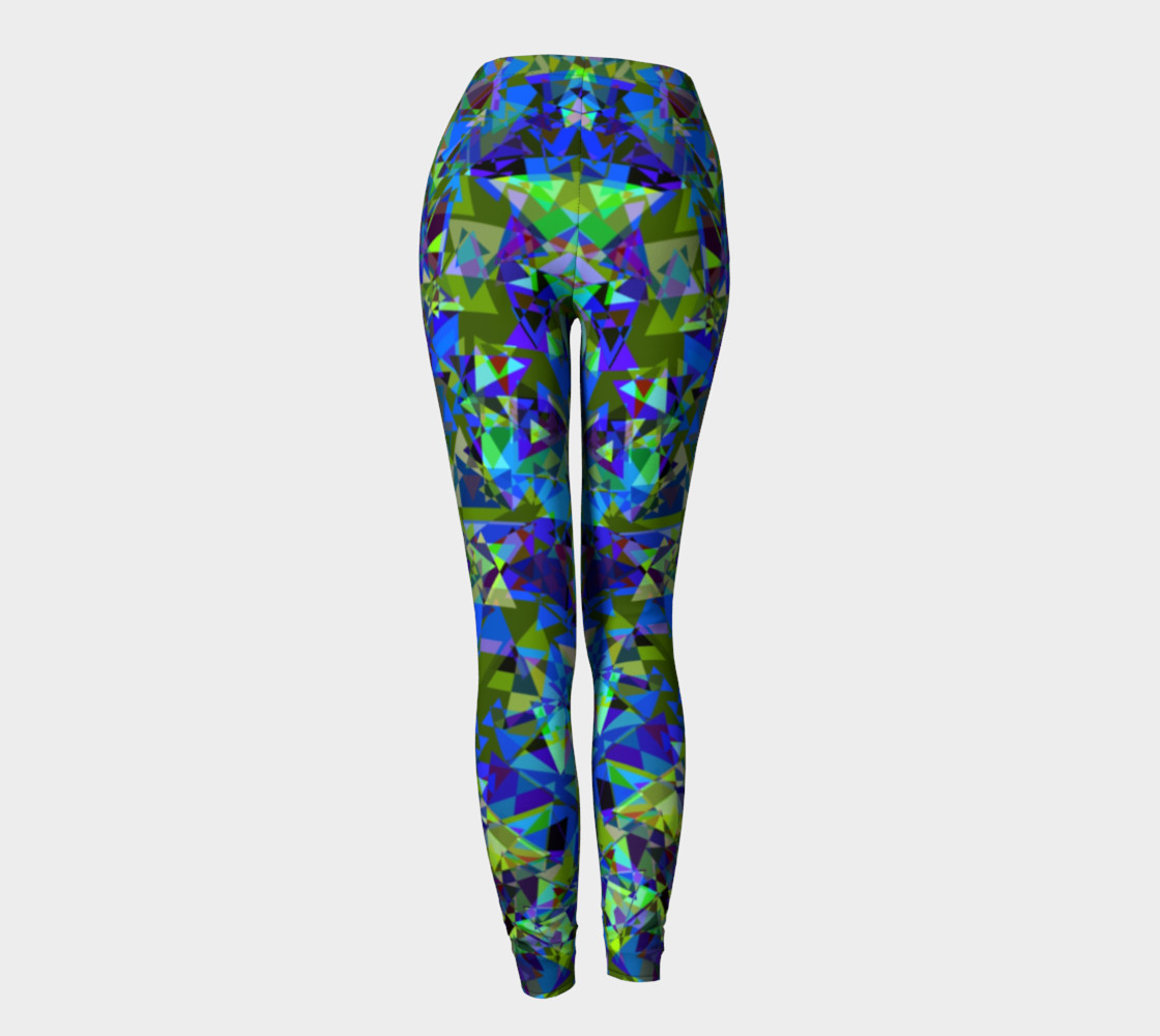 Psychedelic Crystal All Over Print leggings preview #4