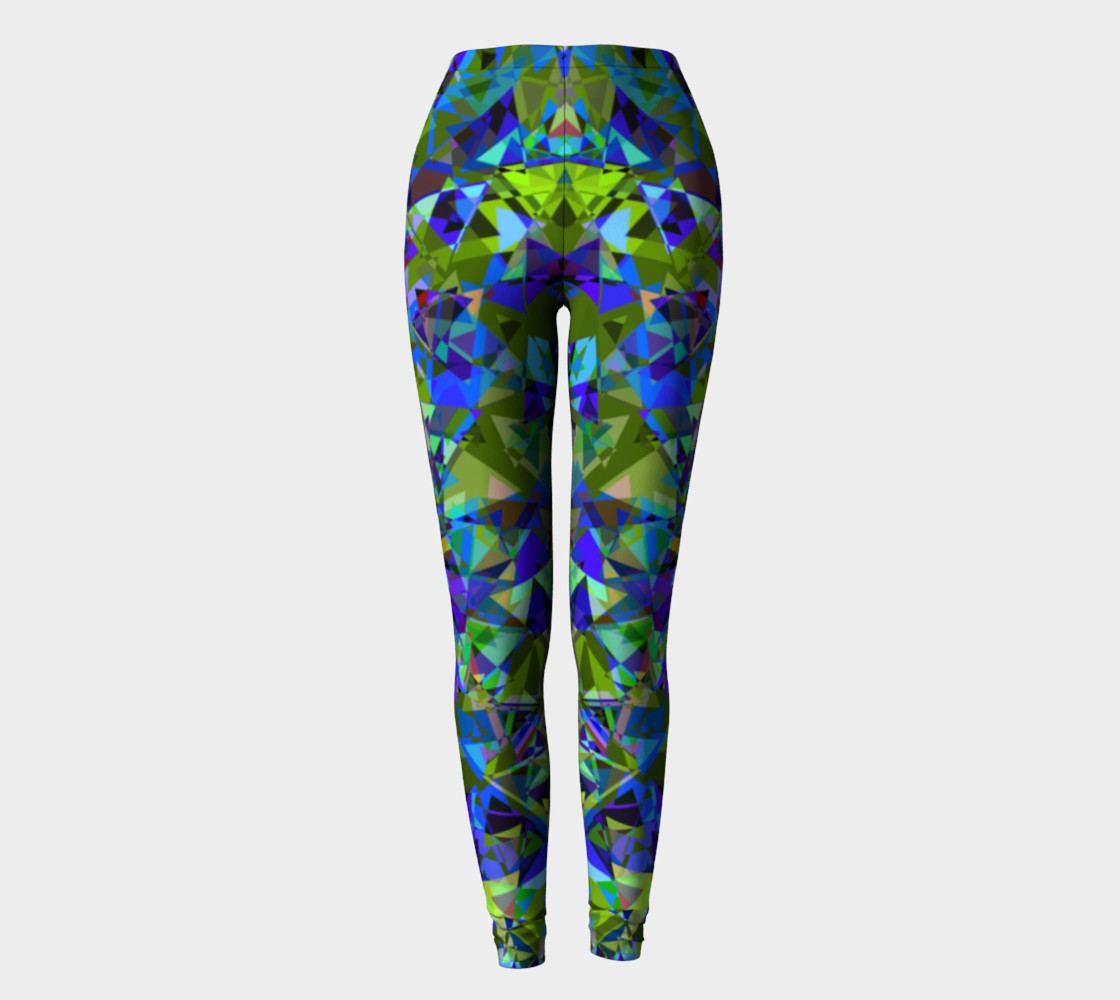 Psychedelic Crystal All Over Print leggings preview #2